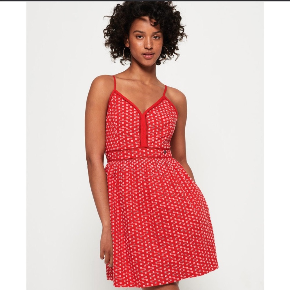 Superdry Jessie V Neck Cami Short Dress